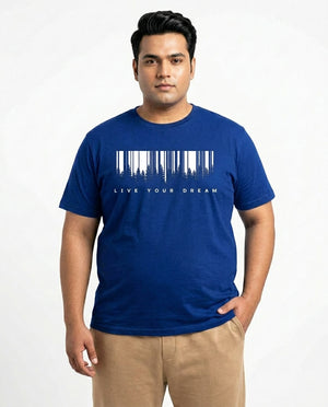 Live Your Dream Plus Size Men Premium Tee