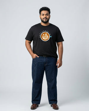 Coffeeholic Plus Size Men Premium Tee