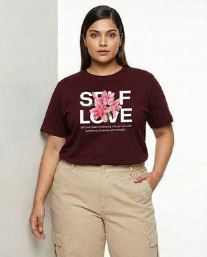 Self Love Plus Size Women Premium Tee