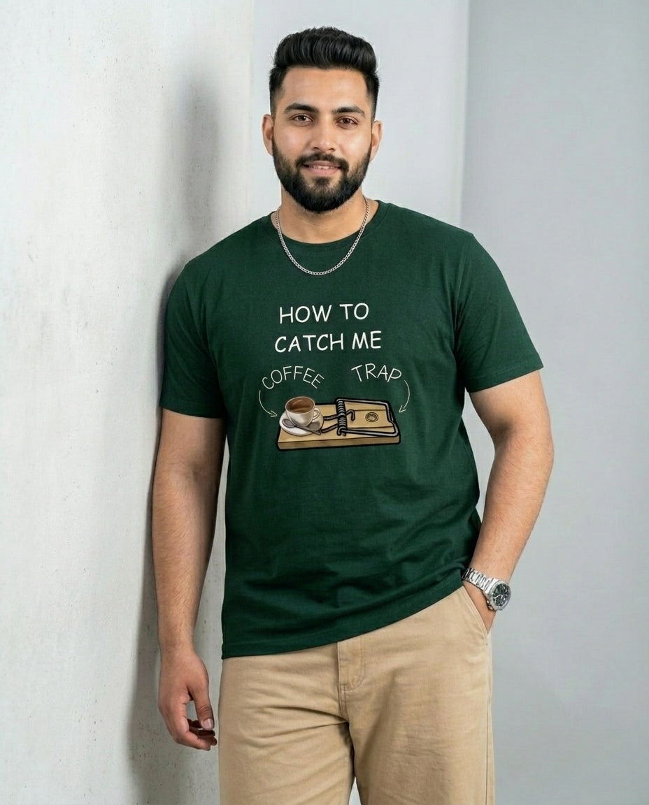 How To Catch me Plus Size Men Premium Tee
