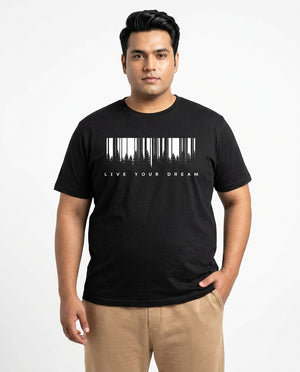 Live Your Dream Plus Size Men Premium Tee