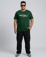 Coffee Mode Plus Size Men Premium Tee