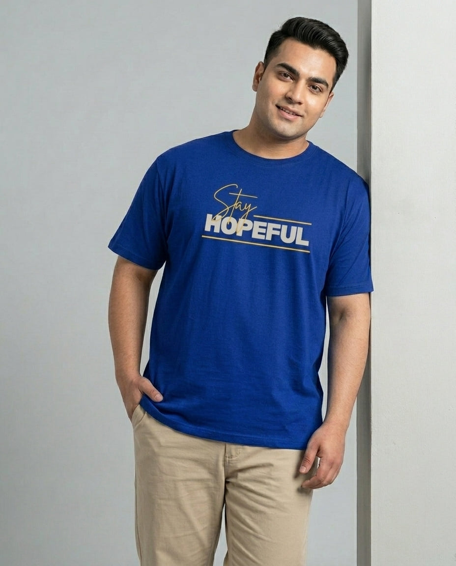 Stay Hopeful Plus Size Men Premium Tee