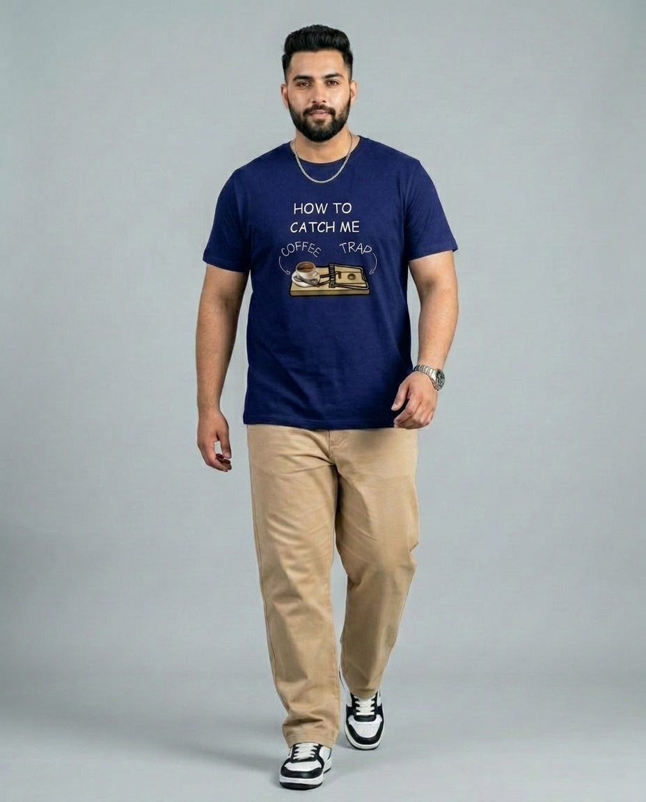 How To Catch me Plus Size Men Premium Tee