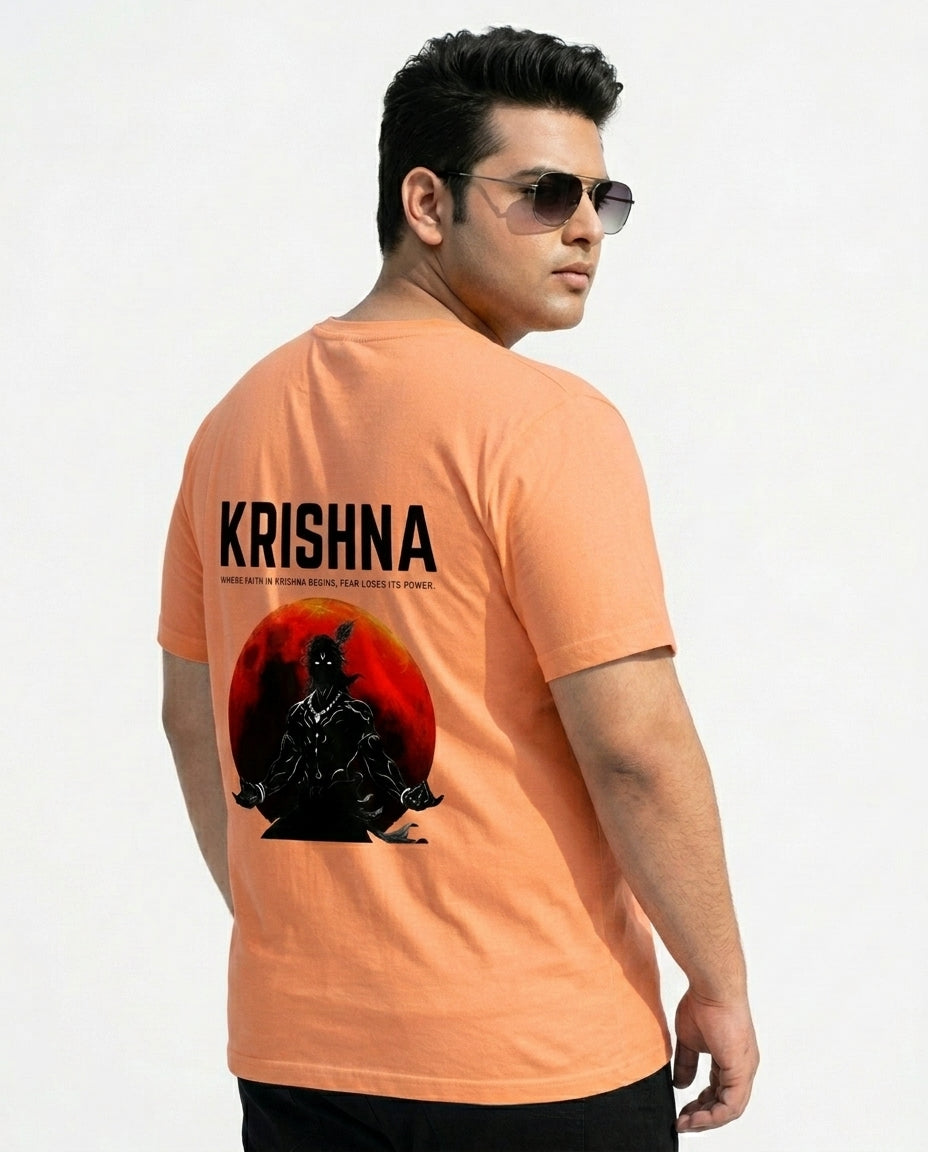 Krishna Plus Size Men Premium Tee