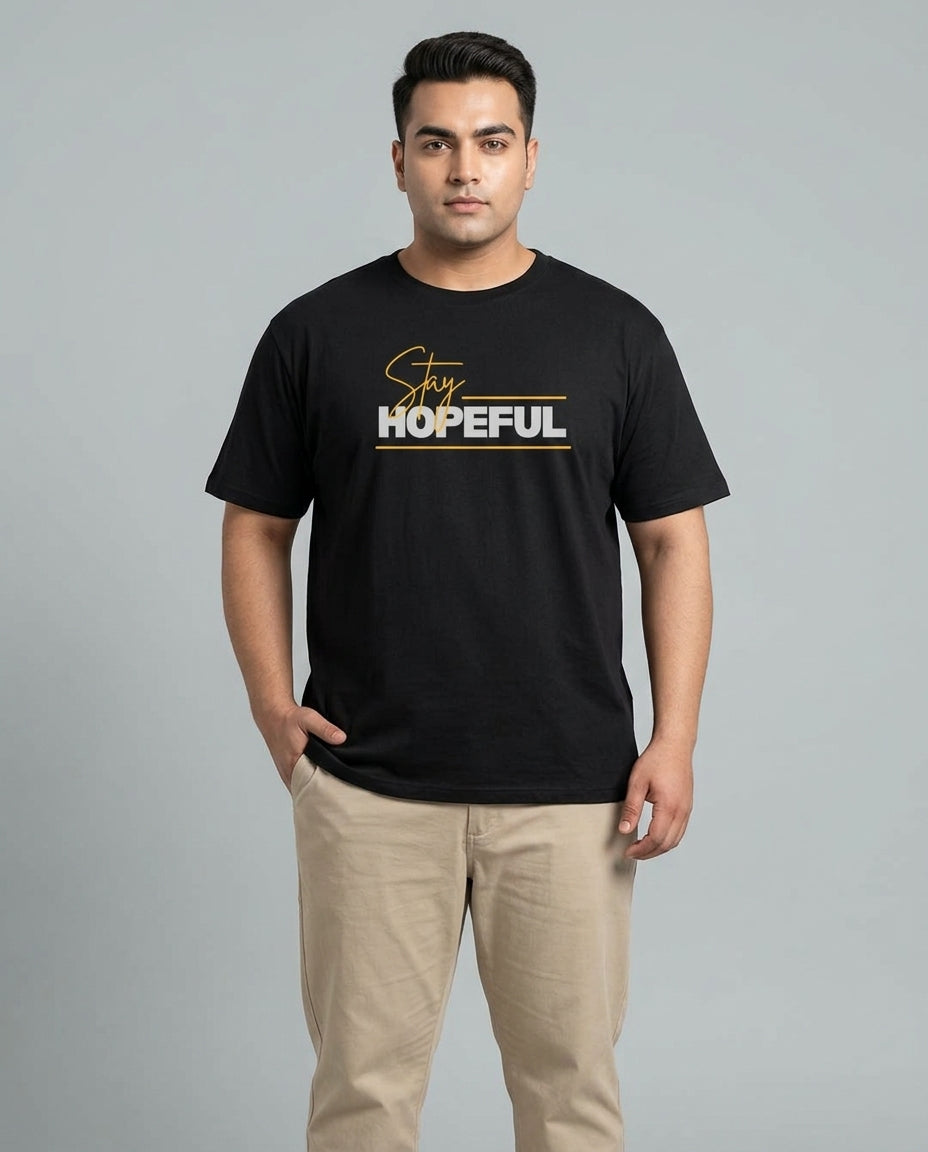 Stay Hopeful Plus Size Men Premium Tee