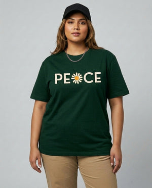 Peace Plus Size Women Premium Tee