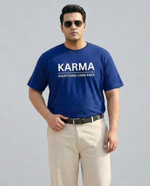 Karma Plus Size Men Premium Tee