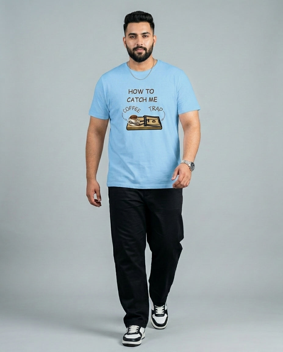 How To Catch me Plus Size Men Premium Tee