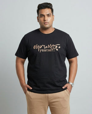 Expresso Yourself Plus Size Men Premium Tee