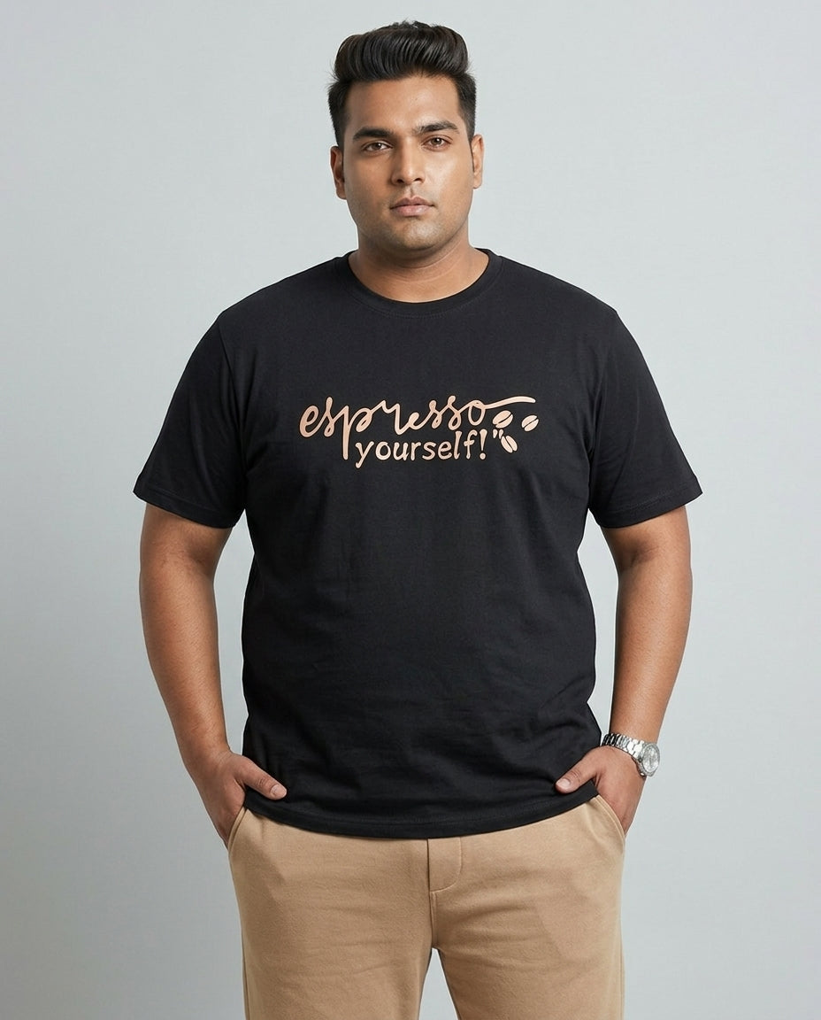 Expresso Yourself Plus Size Men Premium Tee