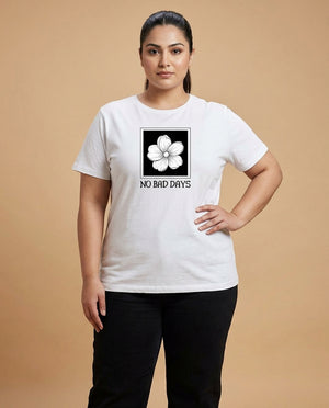 No Bad Days Plus Size Women Premium Tee