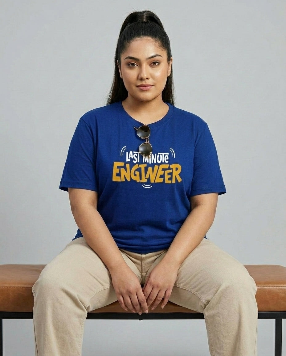 Last Minute Engineer Plus Size Women Premium Tee