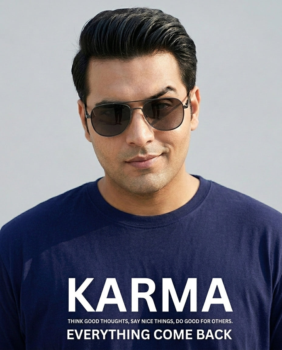 Karma Plus Size Men Premium Tee