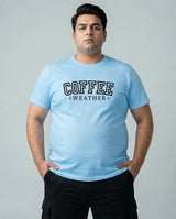 Coffee Weather Plus Size Men Premium Tee