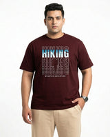 Hiking Plus Size Men Premium Tee