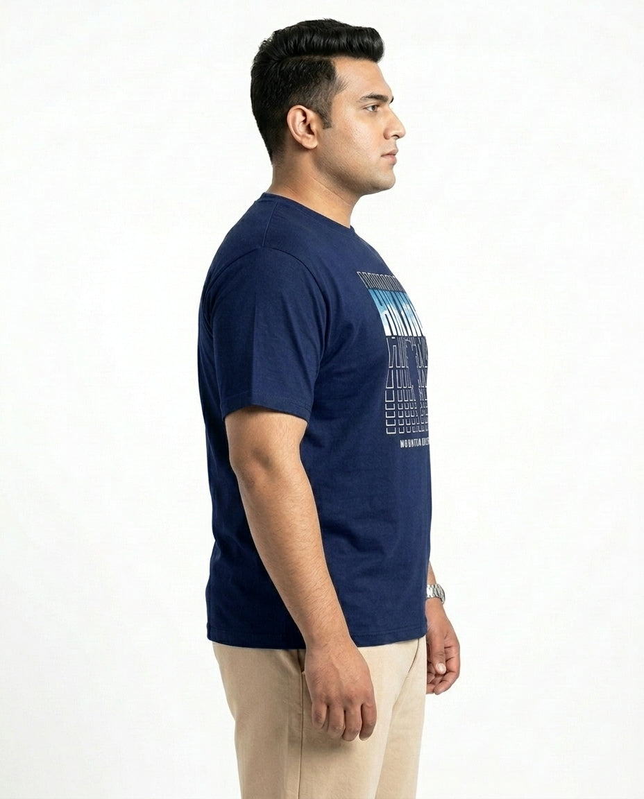 Hiking Plus Size Men Premium Tee