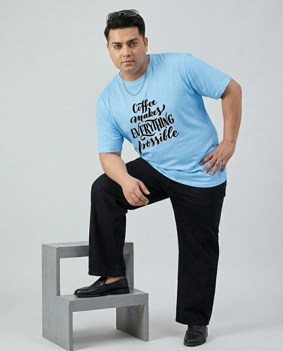 Coffee Makes Every things Plus Size Men Premium Tee