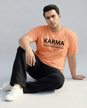 Karma Plus Size Men Premium Tee