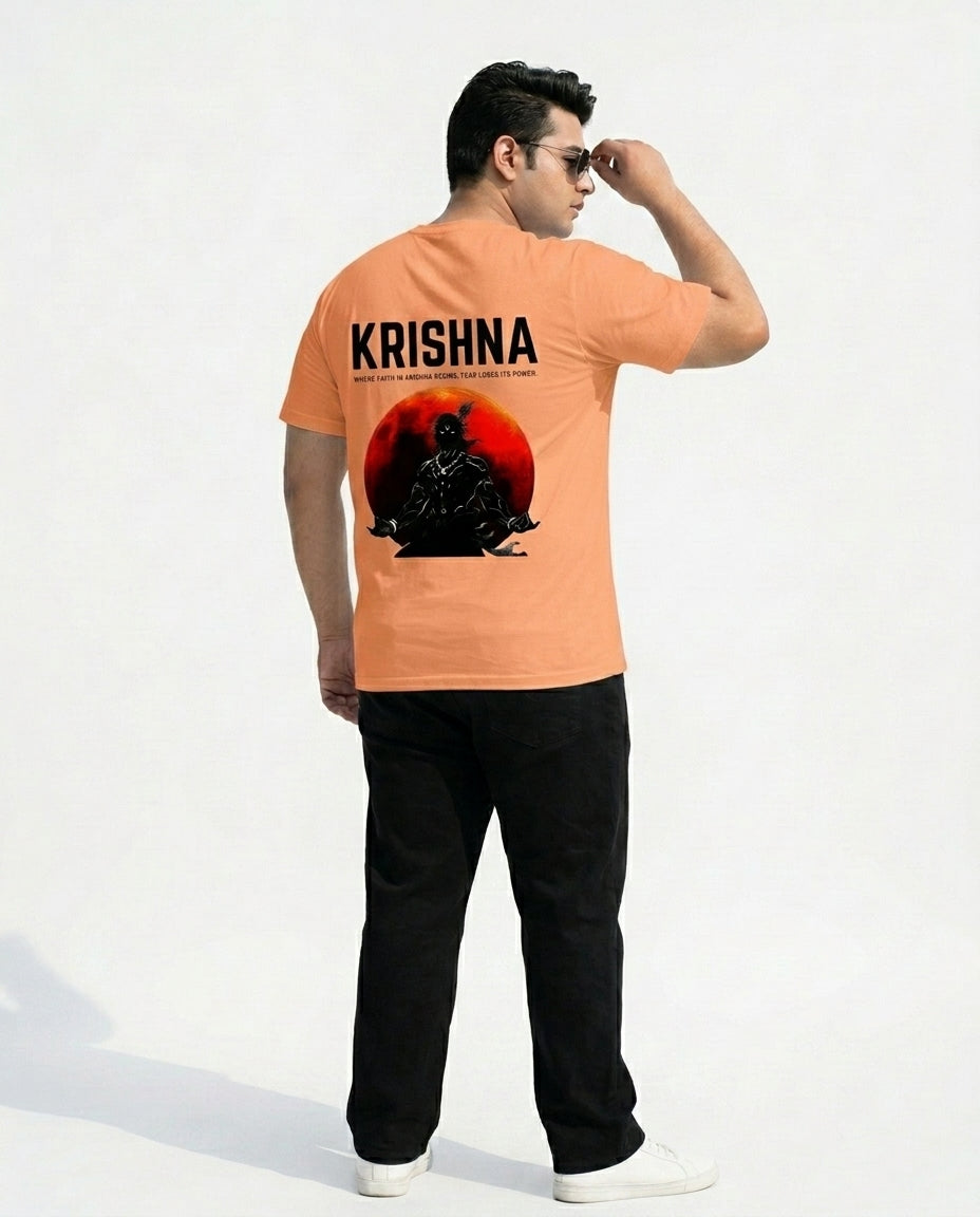 Krishna Plus Size Men Premium Tee