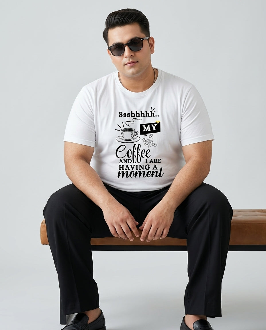My Coffee Plus Size Men Premium Tee
