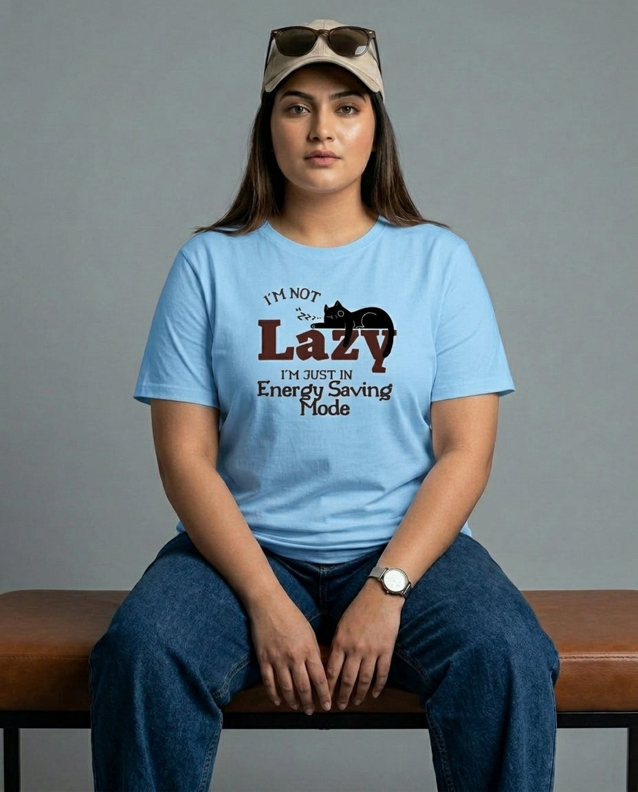 I'm Not Lazy Plus Size Women Premium Tee