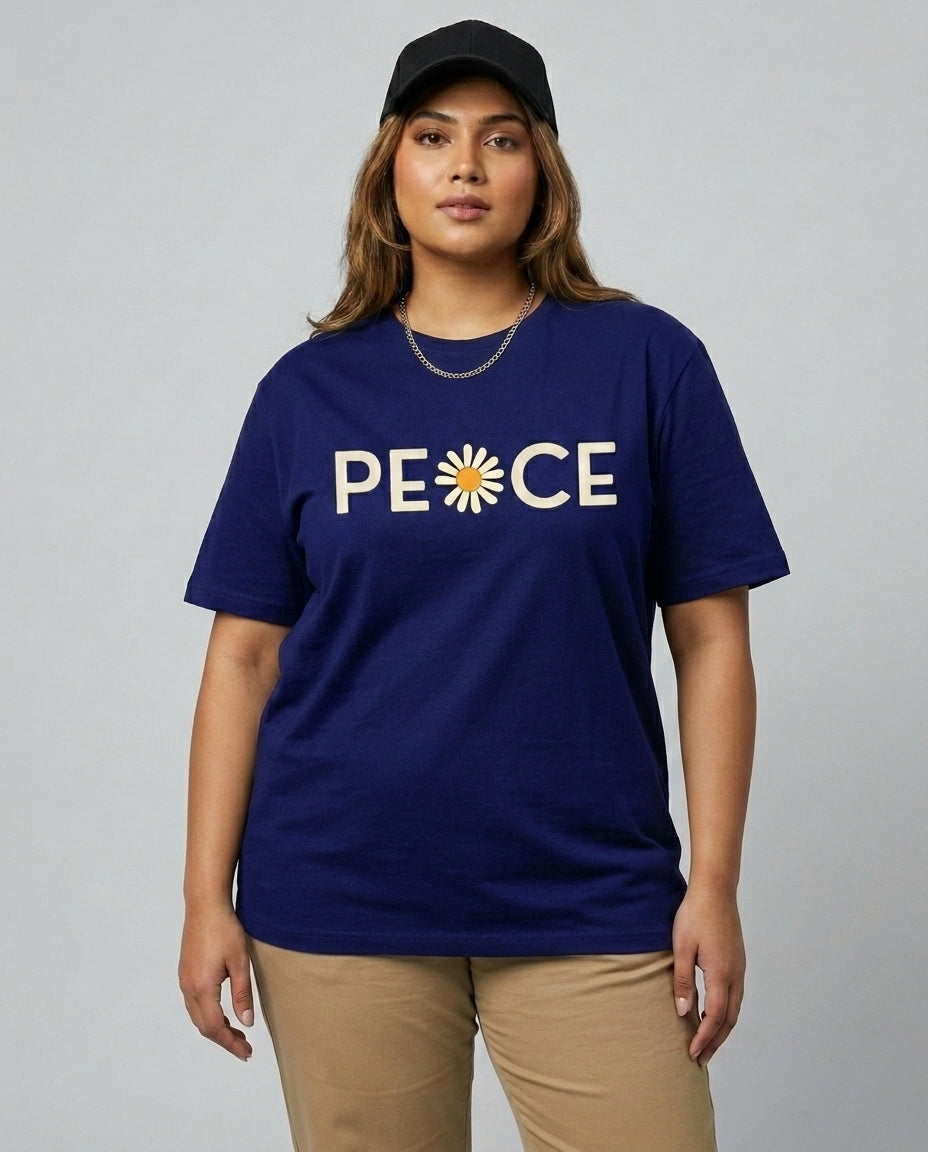 Peace Plus Size Women Premium Tee