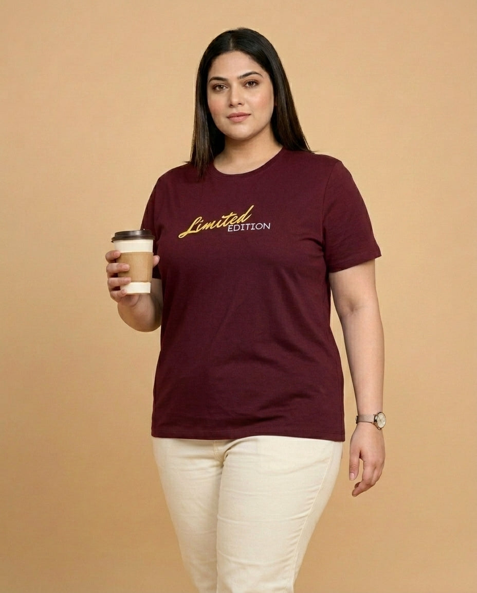 Limited Edition Plus Size Women Premium Tee