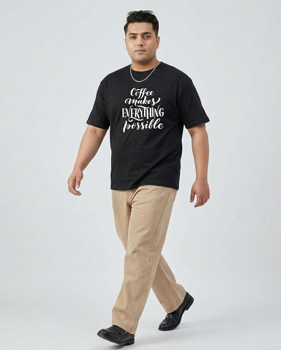 Coffee Makes Every things Plus Size Men Premium Tee