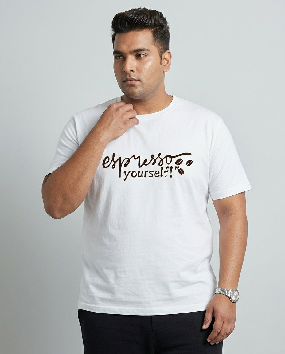 Expresso Yourself Plus Size Men Premium Tee