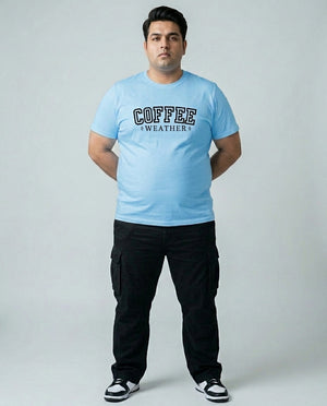 Coffee Weather Plus Size Men Premium Tee