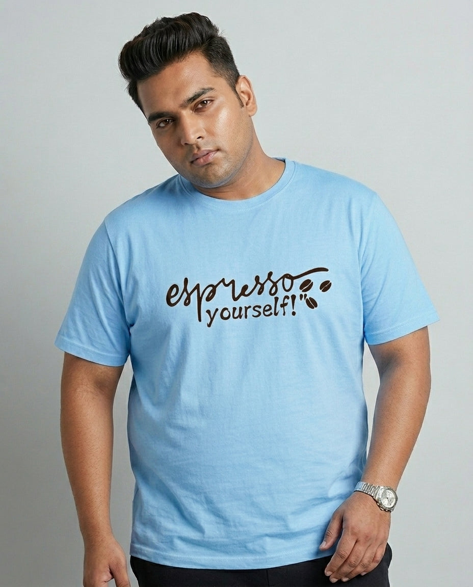 Expresso Yourself Plus Size Men Premium Tee