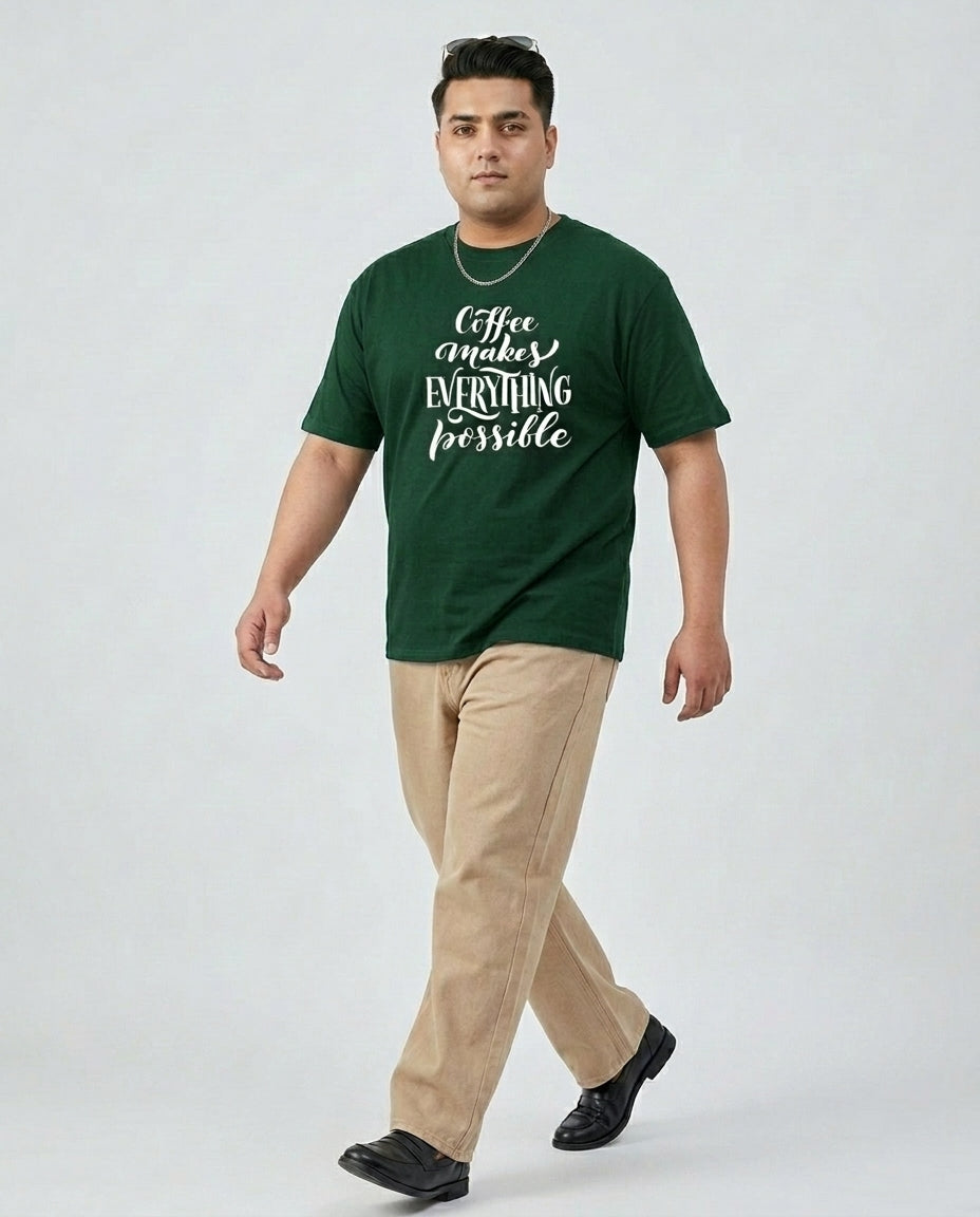 Coffee Makes Every things Plus Size Men Premium Tee