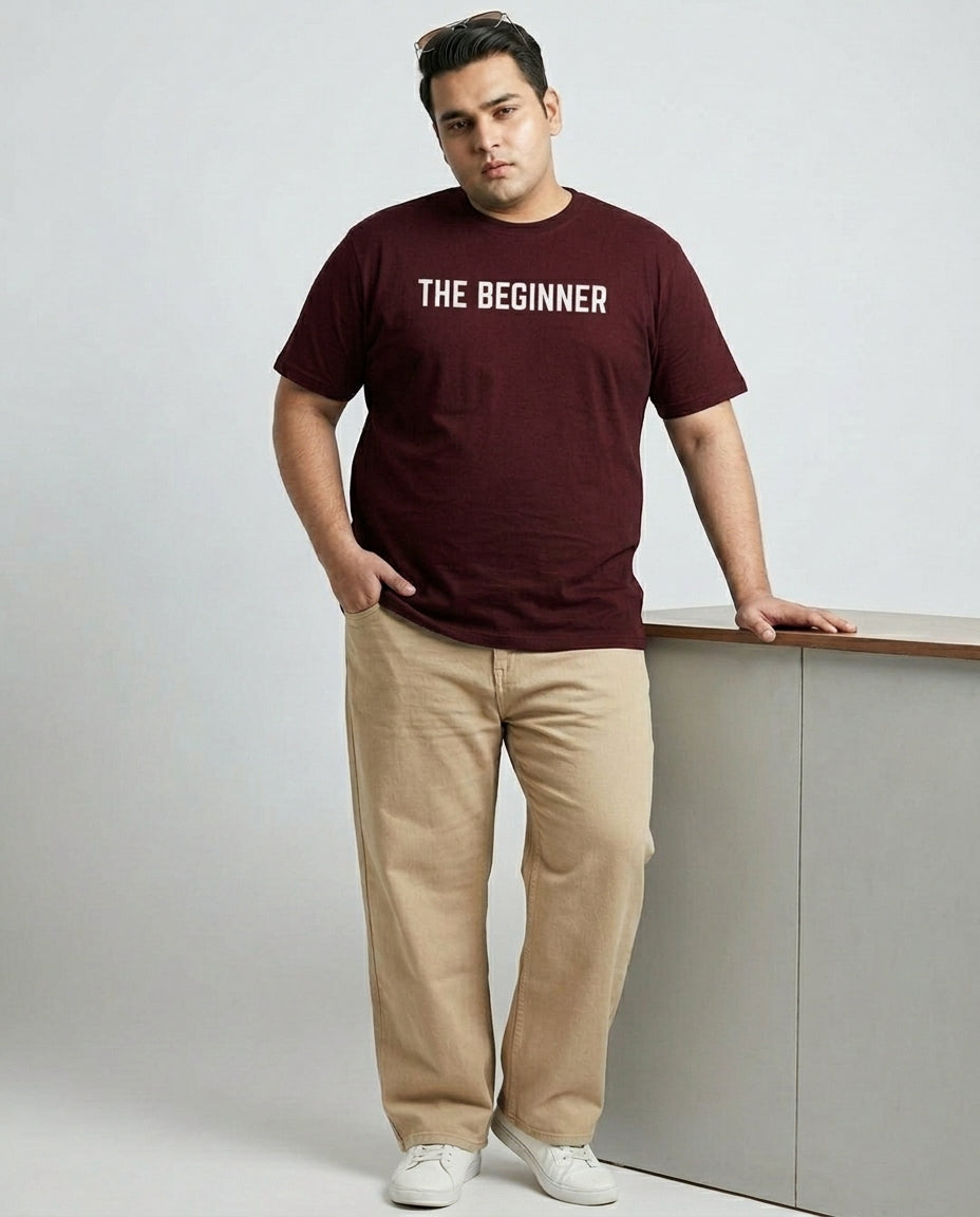 The Beginner Plus Size Men Premium Tee