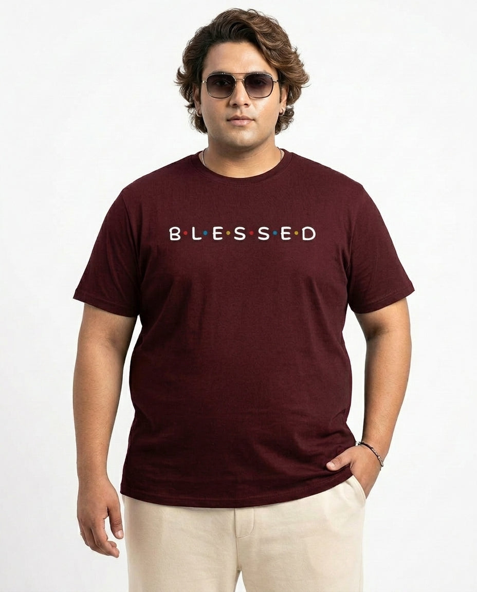 Blessed Plus Size Men Premium Tee