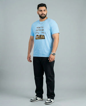 How To Catch me Plus Size Men Premium Tee