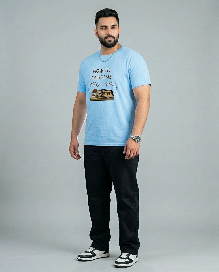 How To Catch me Plus Size Men Premium Tee