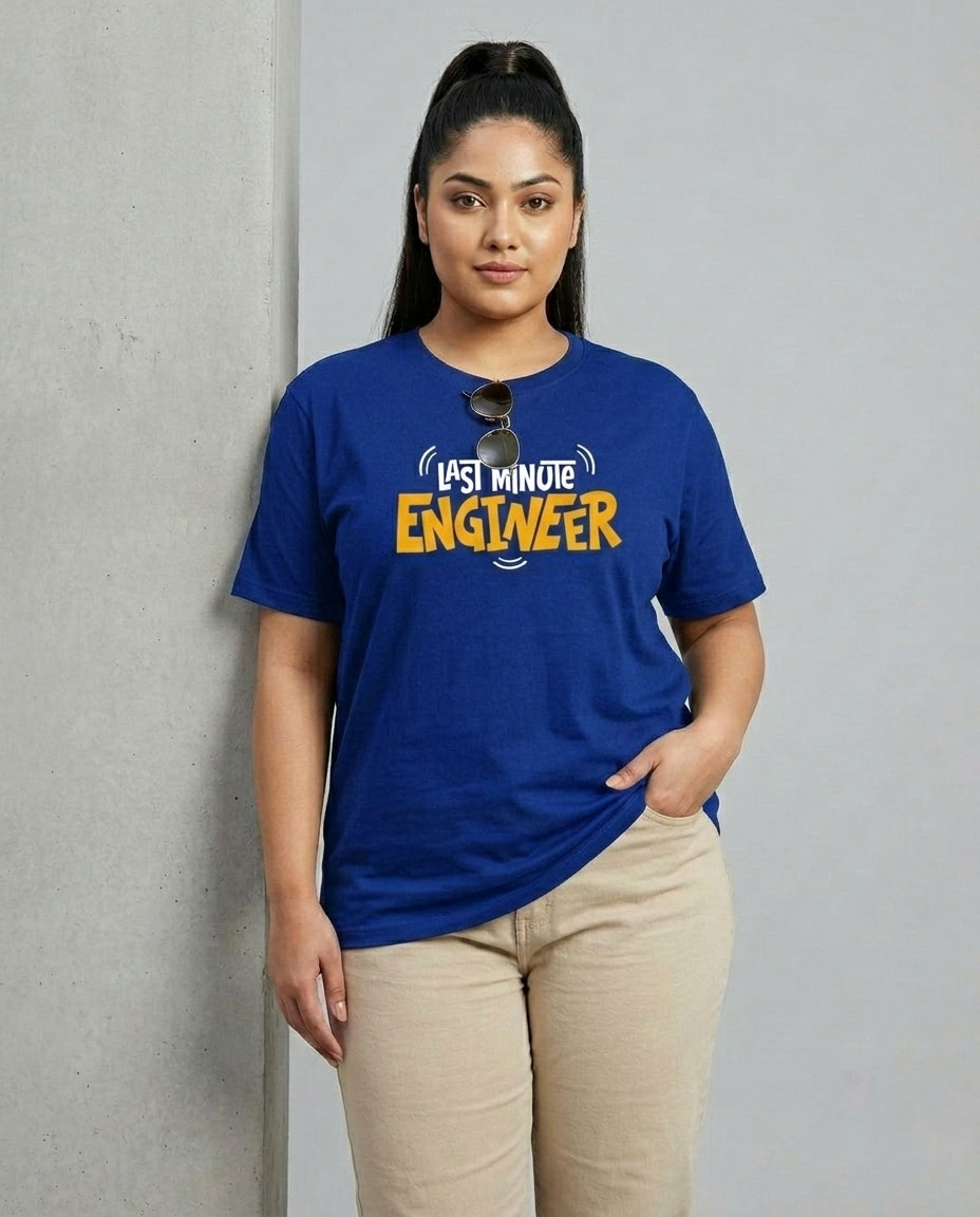 Last Minute Engineer Plus Size Women Premium Tee