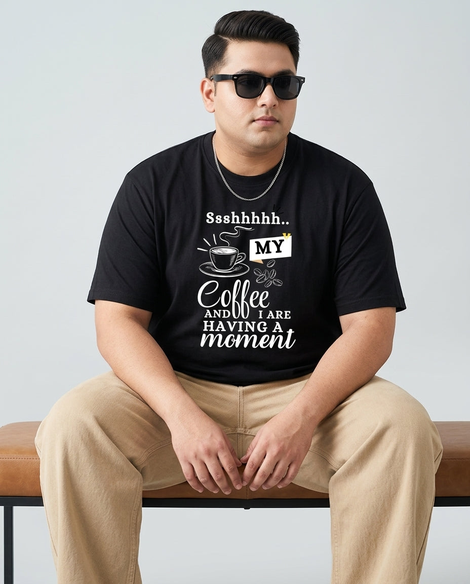 My Coffee Plus Size Men Premium Tee