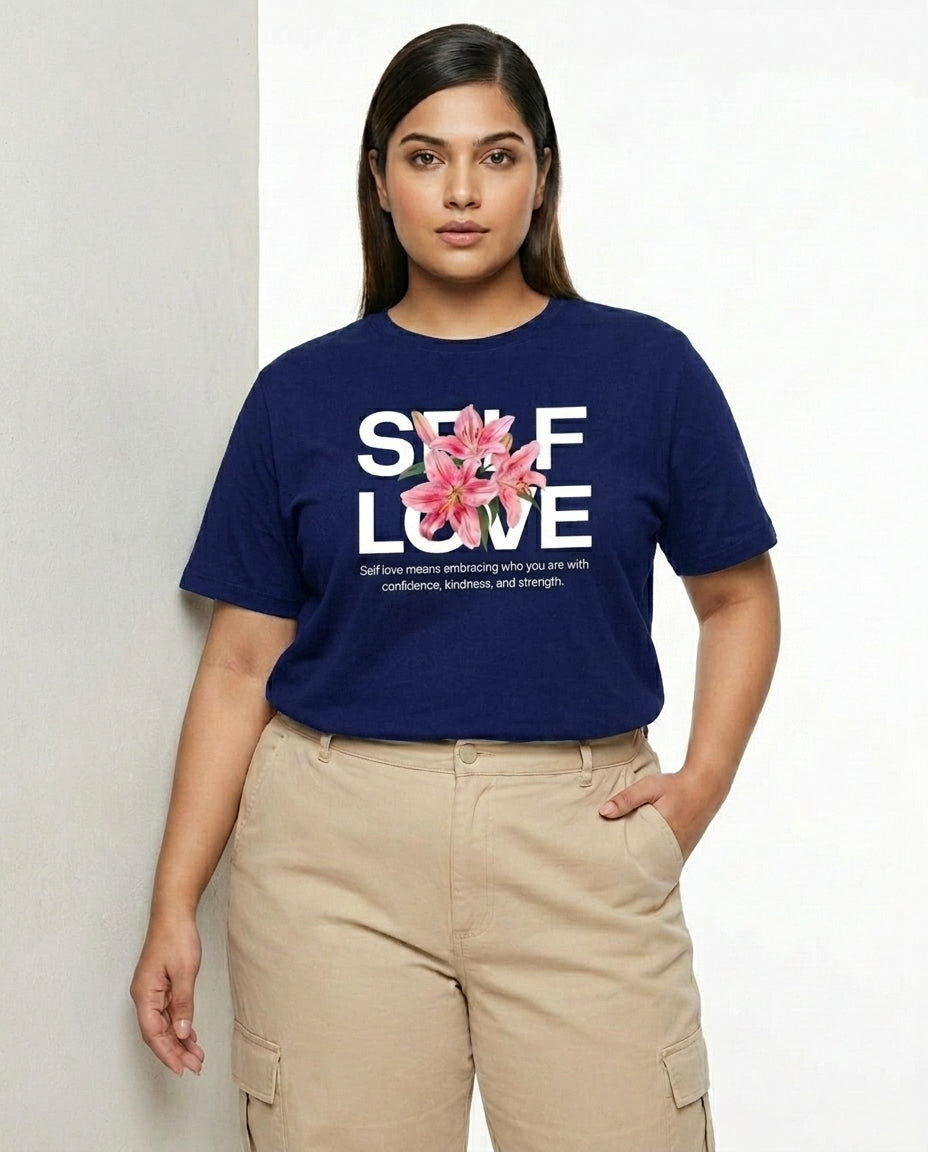 Self Love Plus Size Women Premium Tee