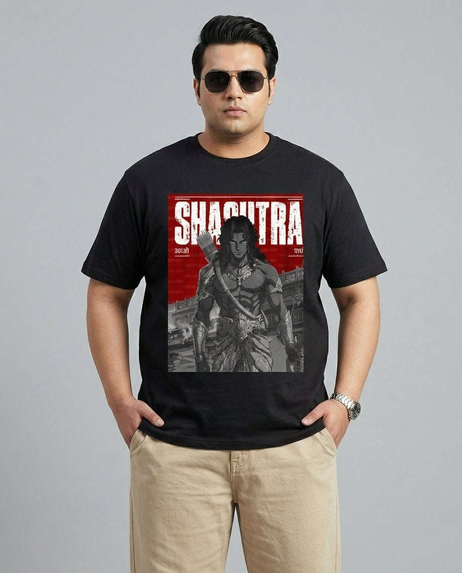 Shastra Plus Size Men Premium Tee