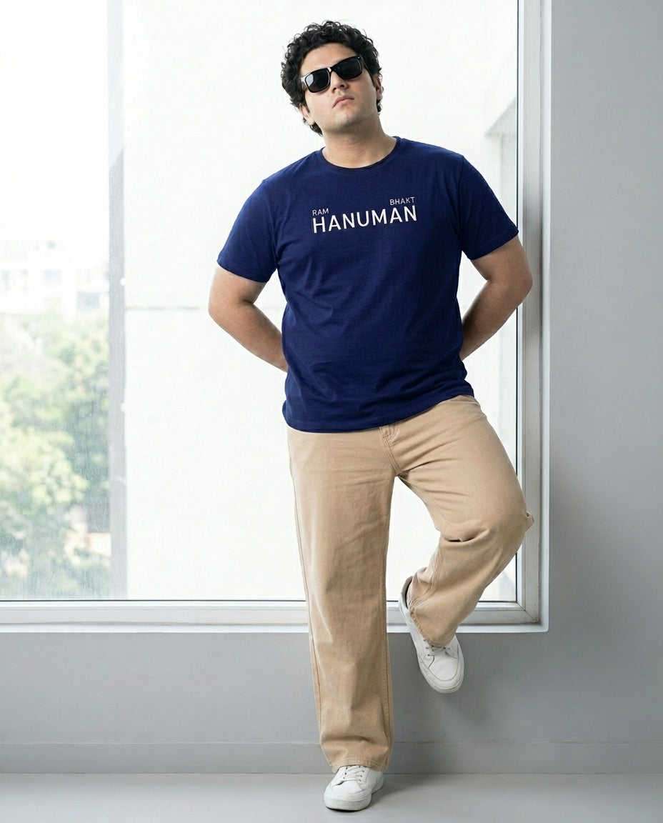 Hanuman Plus Size Men Premium Tee