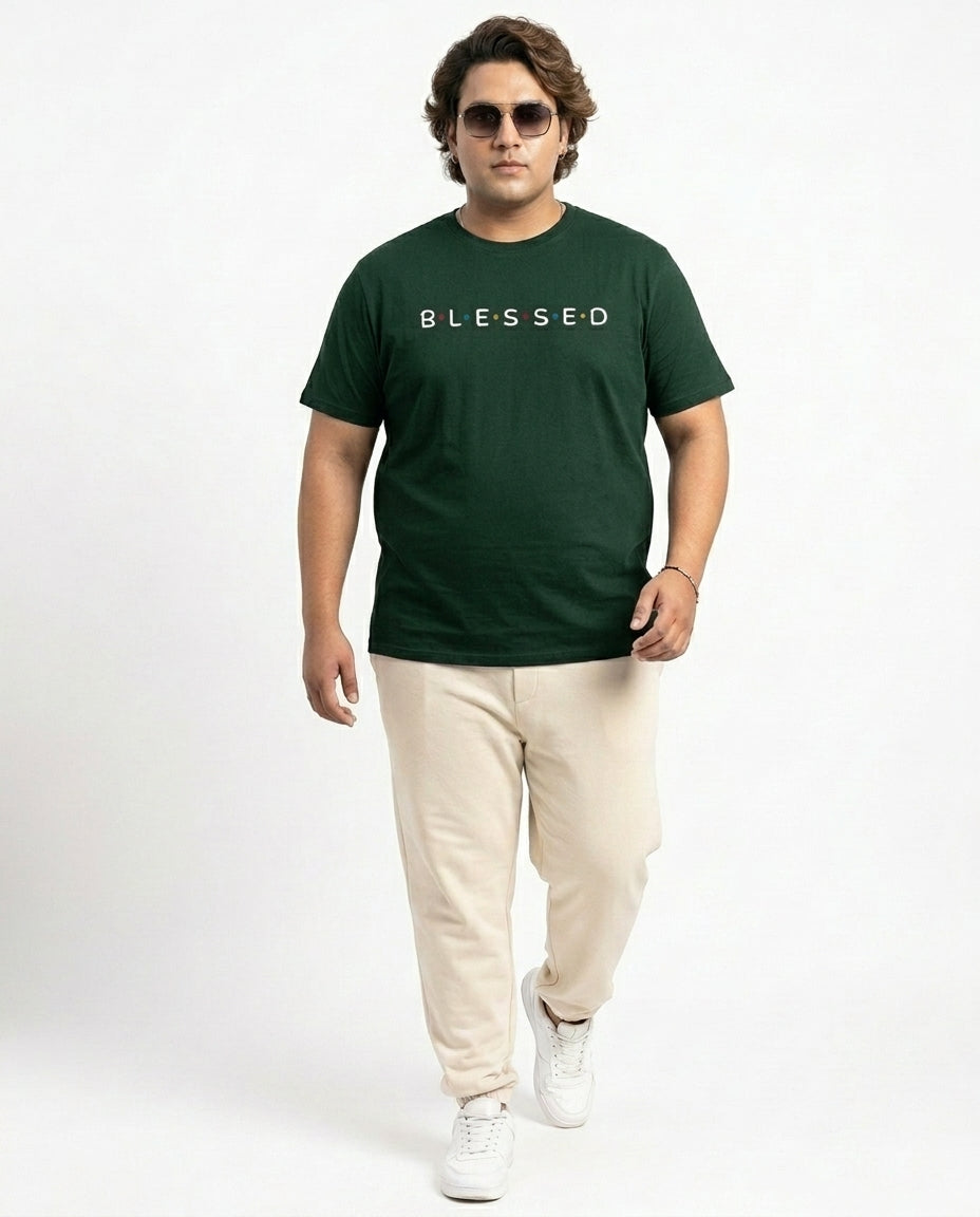 Blessed Plus Size Men Premium Tee