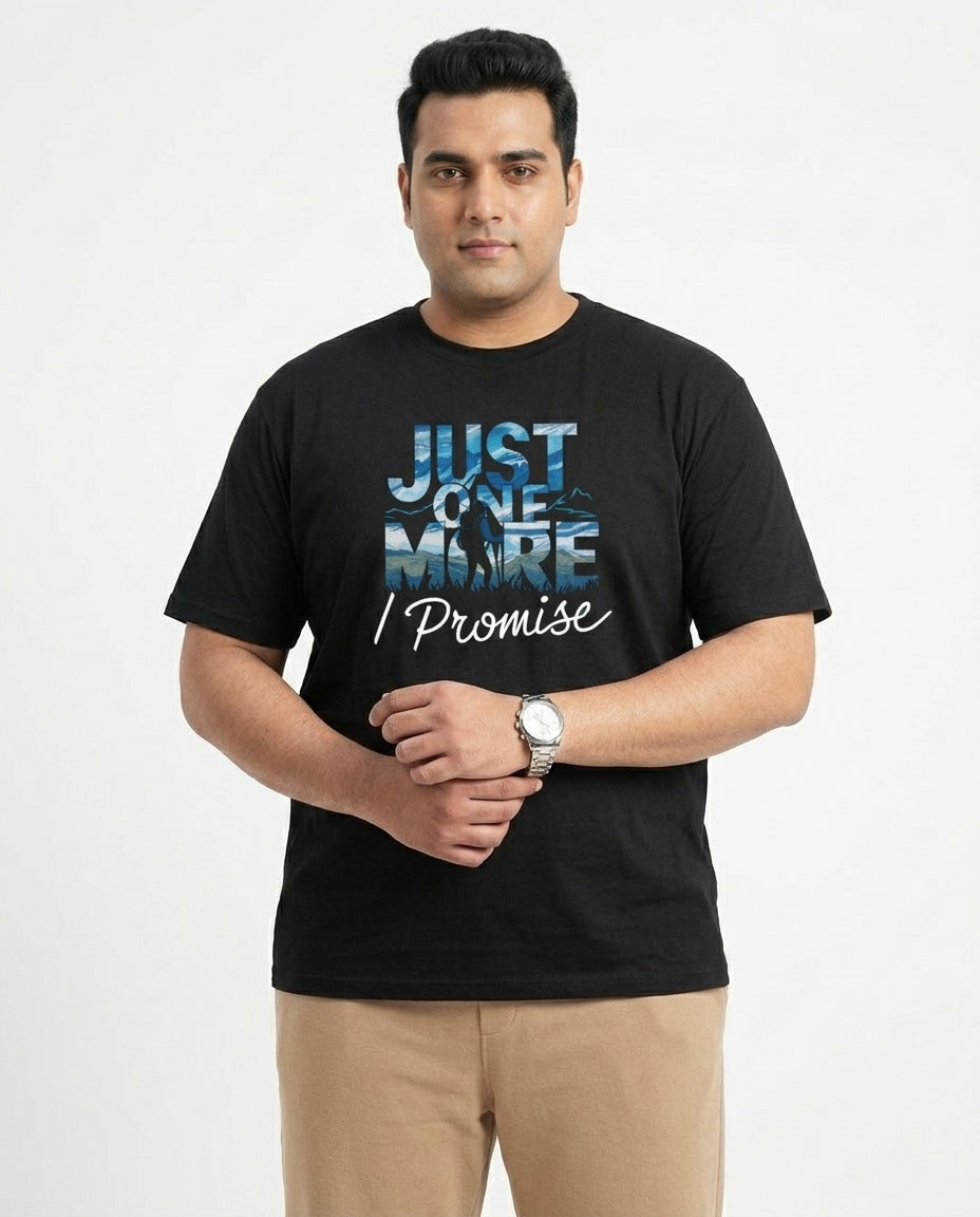just one more i promise Plus Size Men Premium Tee