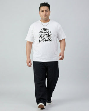 Coffee Makes Every things Plus Size Men Premium Tee