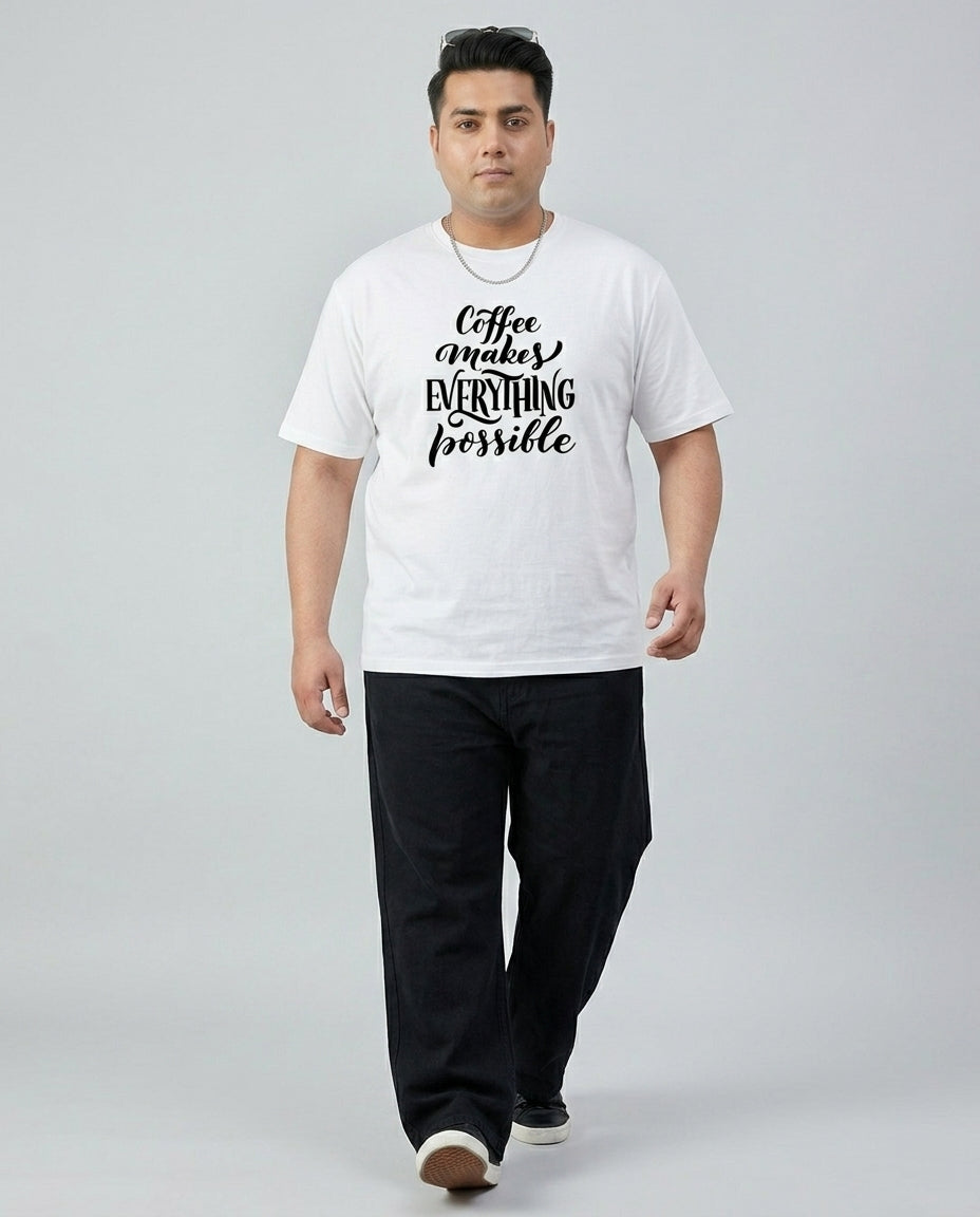 Coffee Makes Every things Plus Size Men Premium Tee