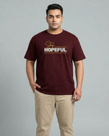Stay Hopeful Plus Size Men Premium Tee