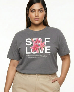 Self Love Plus Size Women Premium Tee