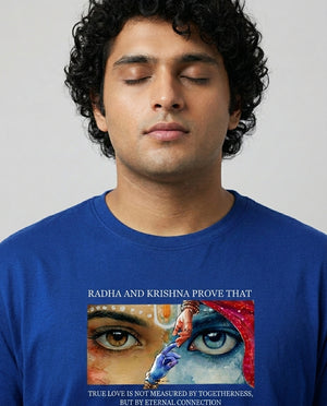 Radha Krishna Plus Size Men Premium Tee