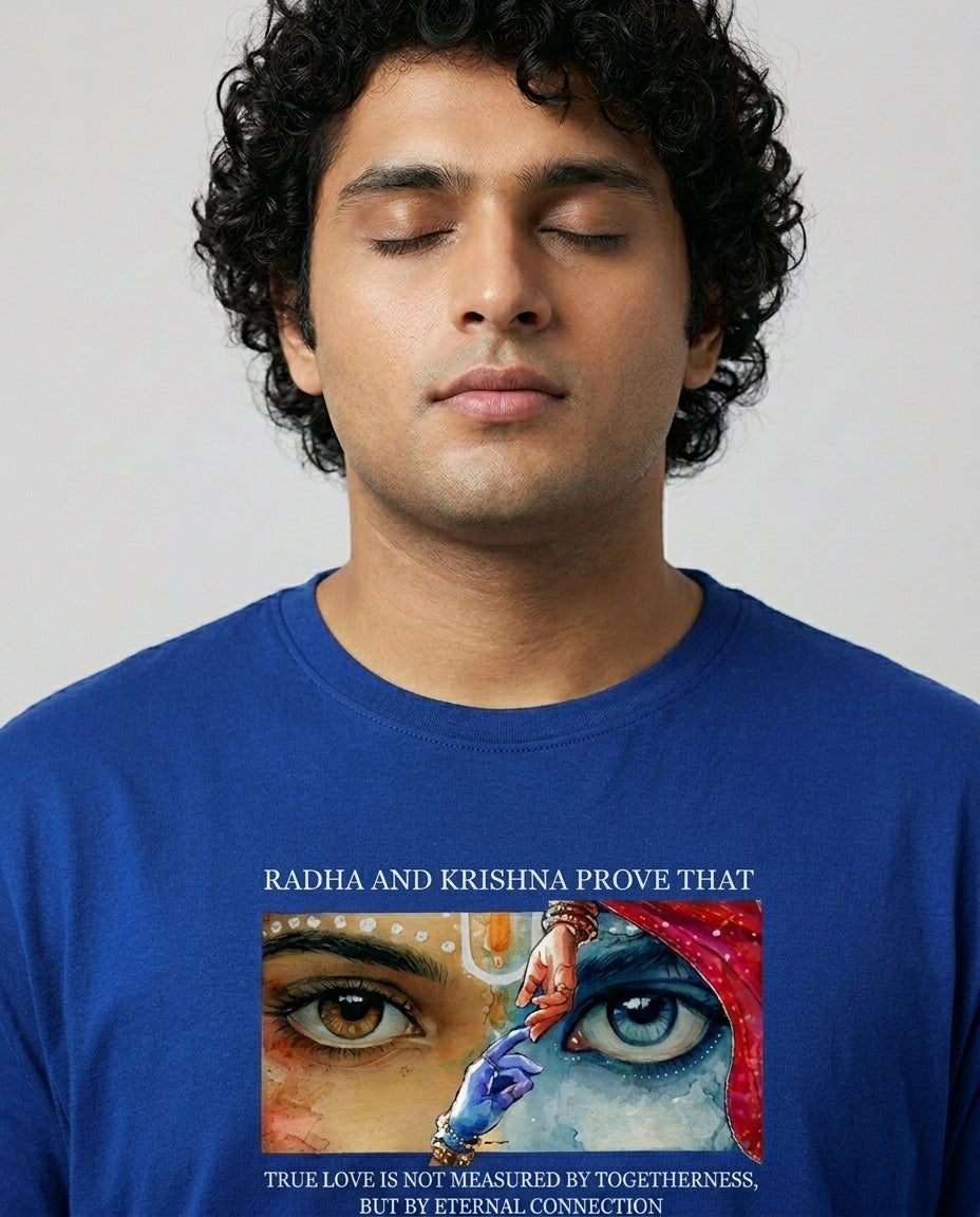 Radha Krishna Plus Size Men Premium Tee